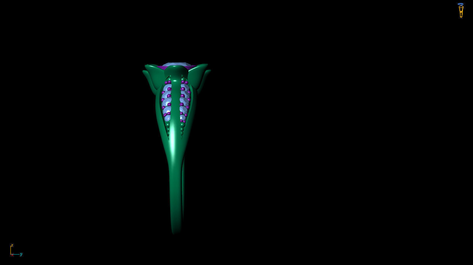 Flower Ring R 0107 3D print model_11