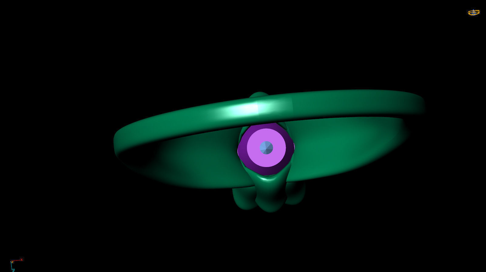 Flower Ring R 0107 3D print model_12