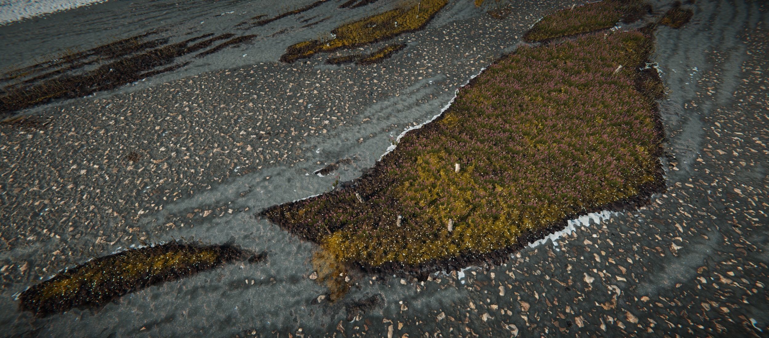 Mountain Lake Valley Environment - Unity 2017 Project Low-poly 3D model_2