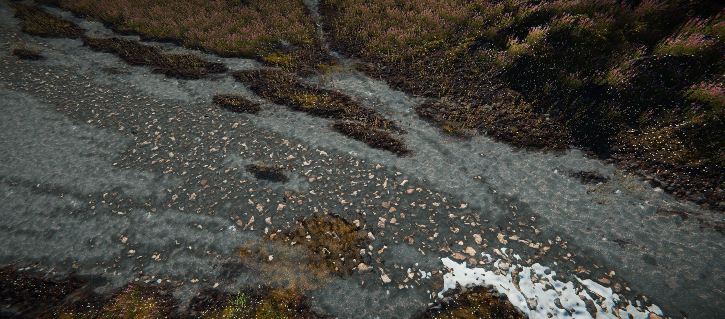 Mountain Lake Valley Environment - Unity 2017 Project Low-poly 3D model_5