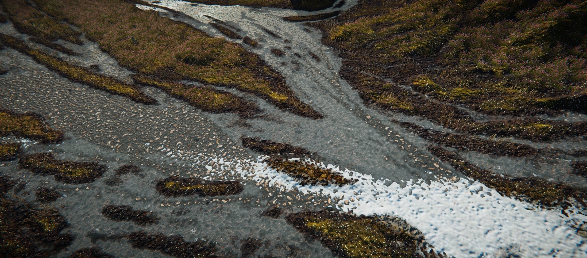 Mountain Lake Valley Environment - Unity 2017 Project Low-poly 3D model_22