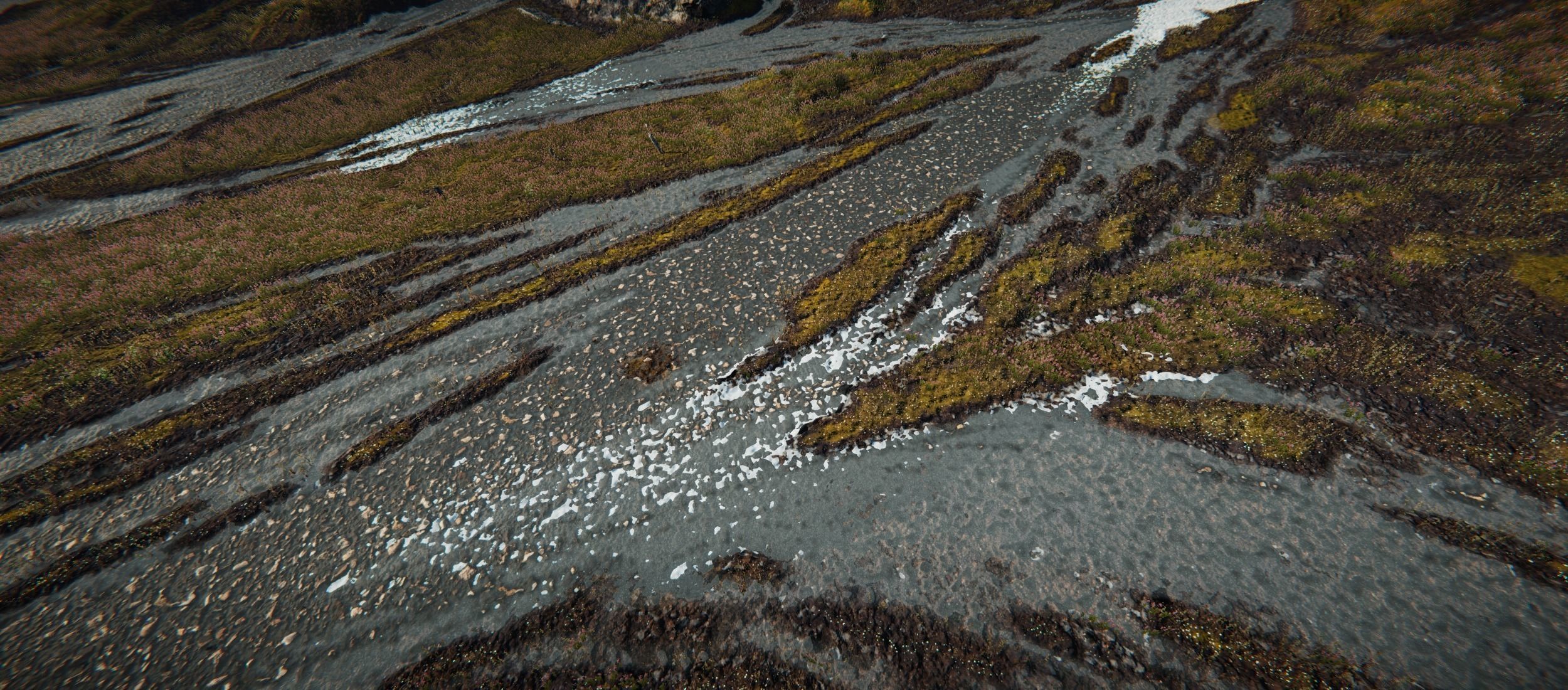 Mountain Lake Valley Environment - Unity 2017 Project Low-poly 3D model_1