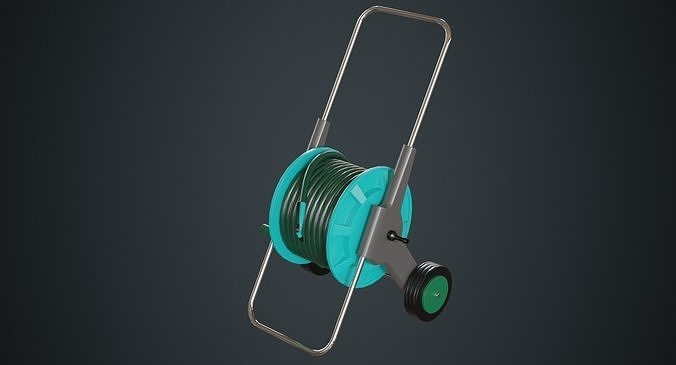 Hose Cart 1A Low-poly 3D model