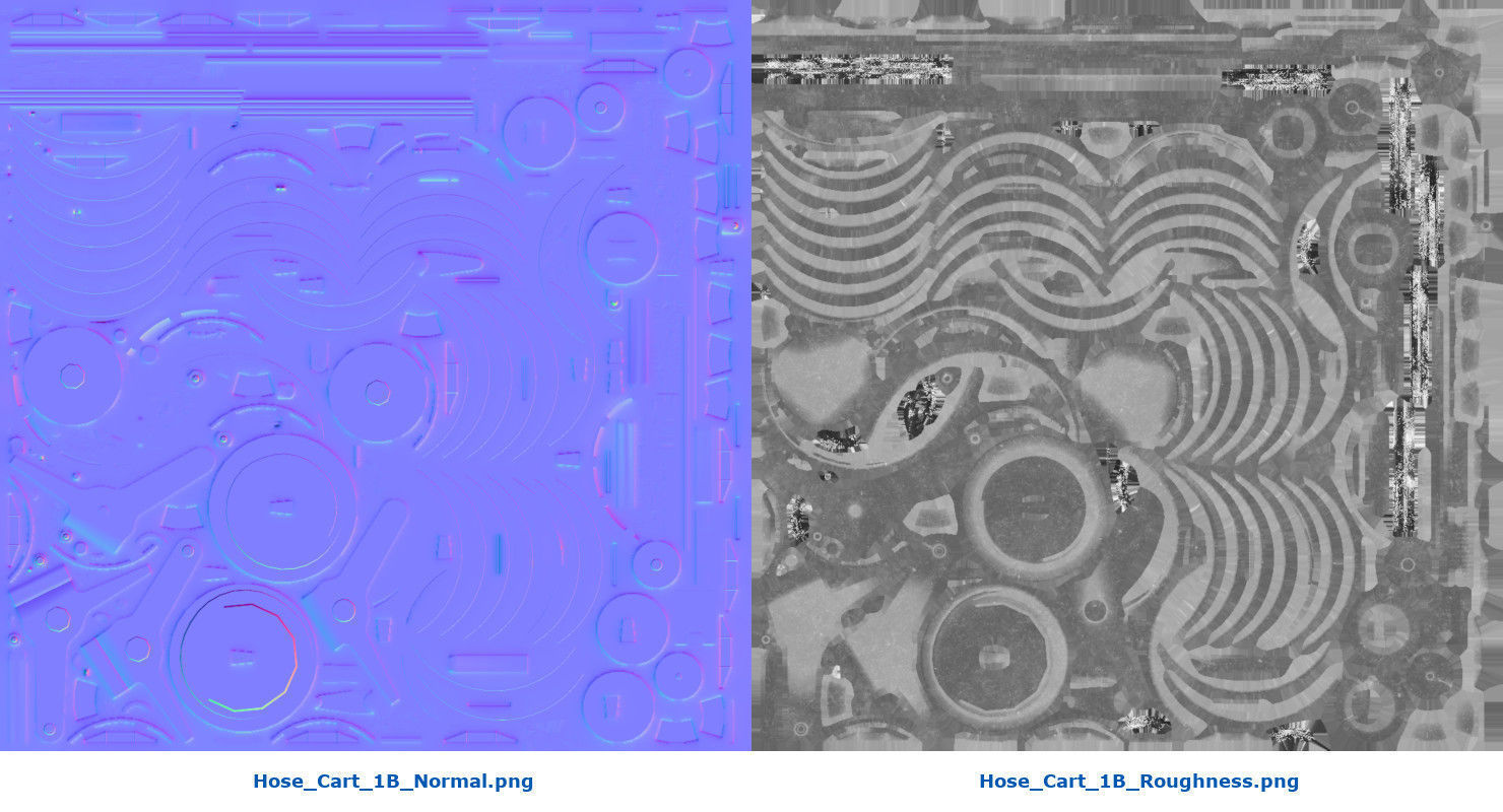 Hose Cart 1B Low-poly 3D model_8