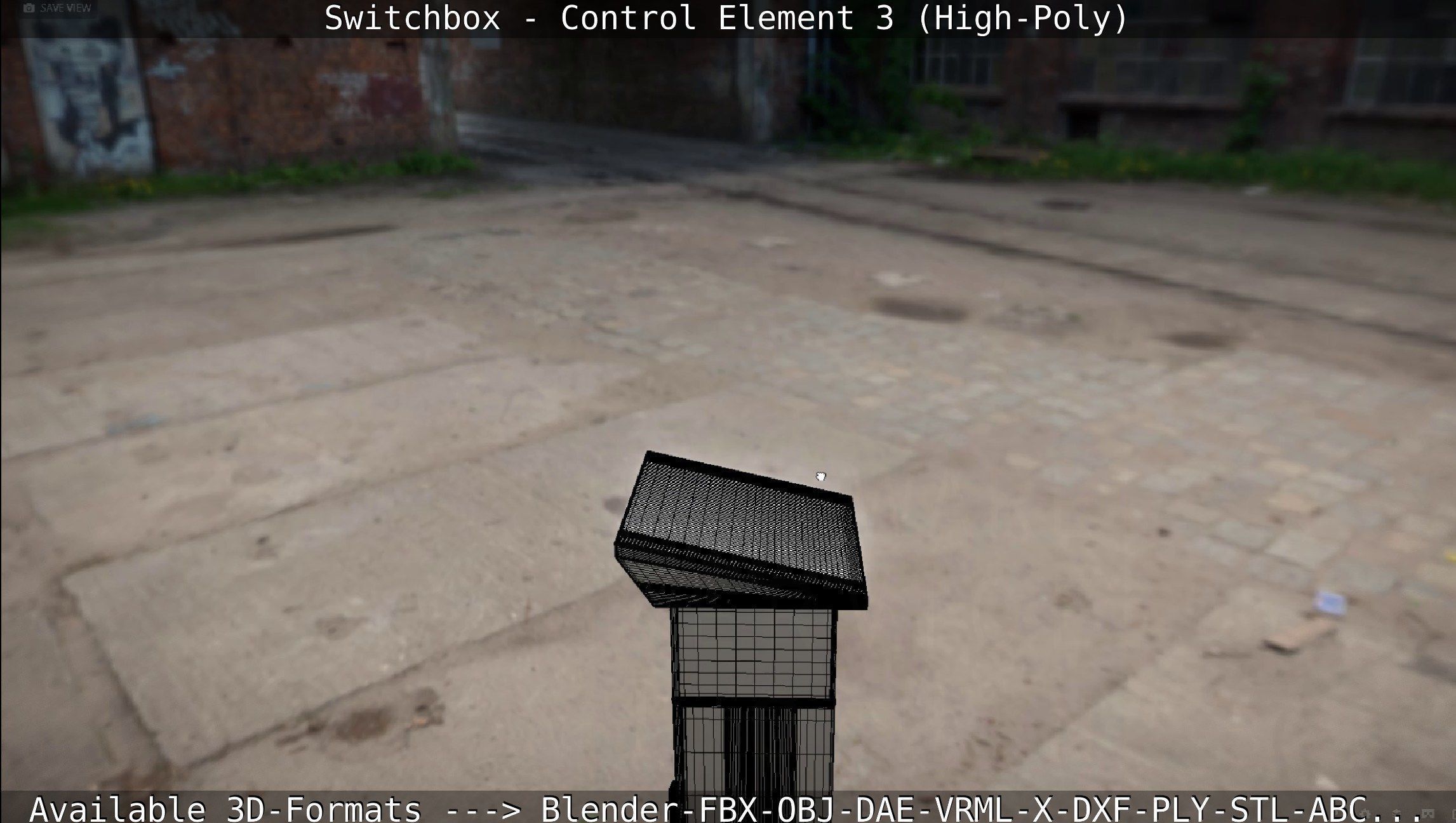 Switchbox - Control Element 3 - High-Poly 3D model_111