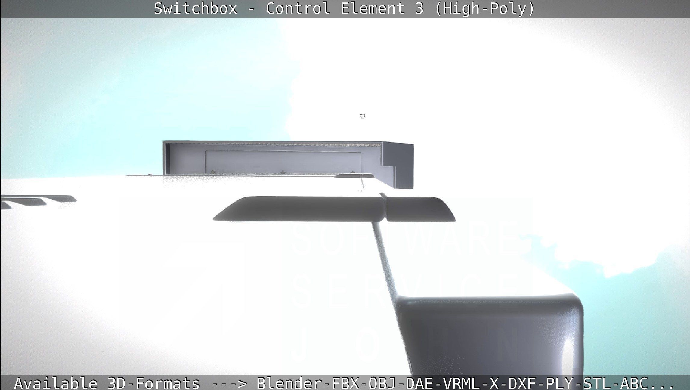 Switchbox - Control Element 3 - High-Poly 3D model_73