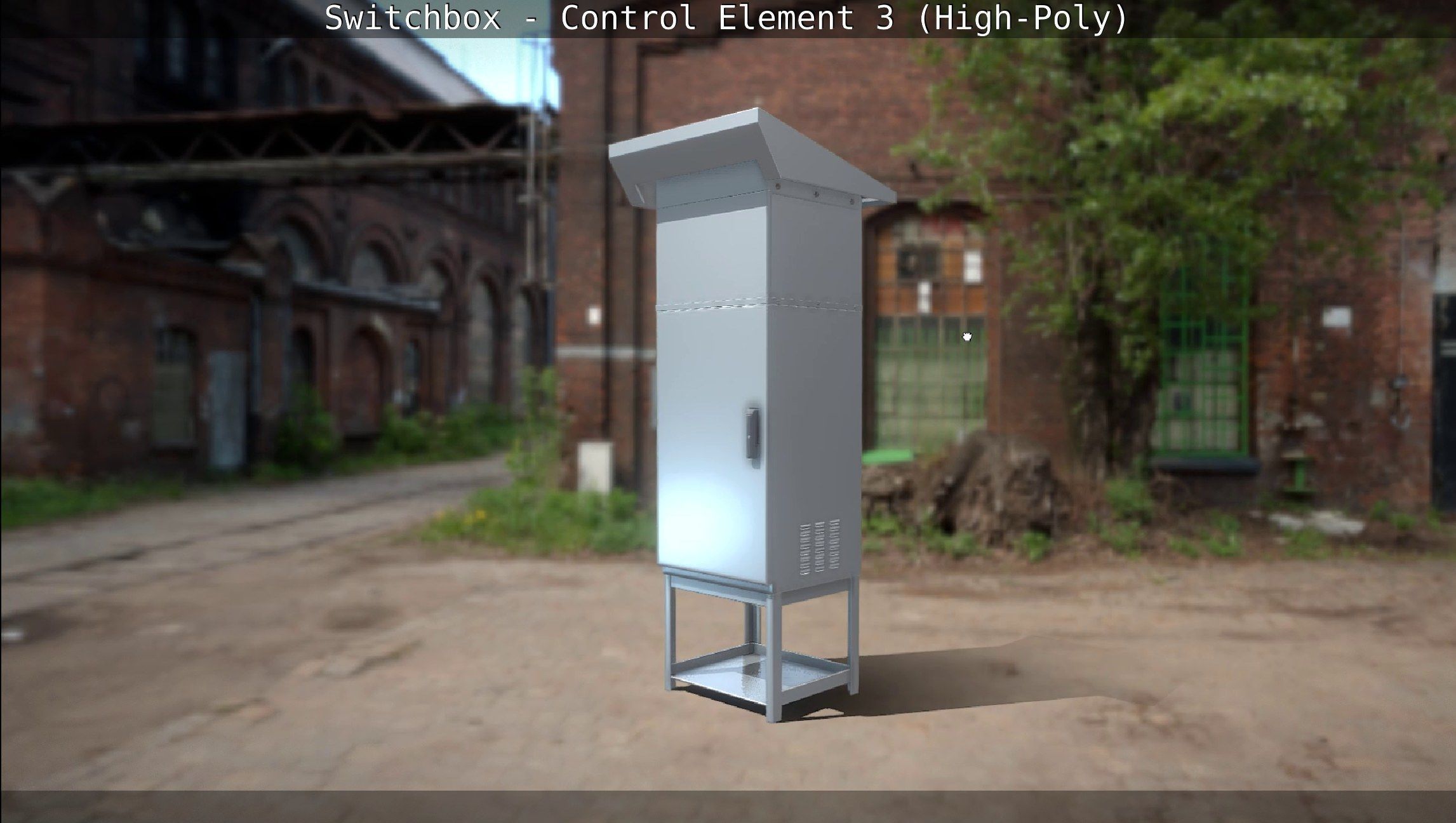 Switchbox - Control Element 3 - High-Poly 3D model_2