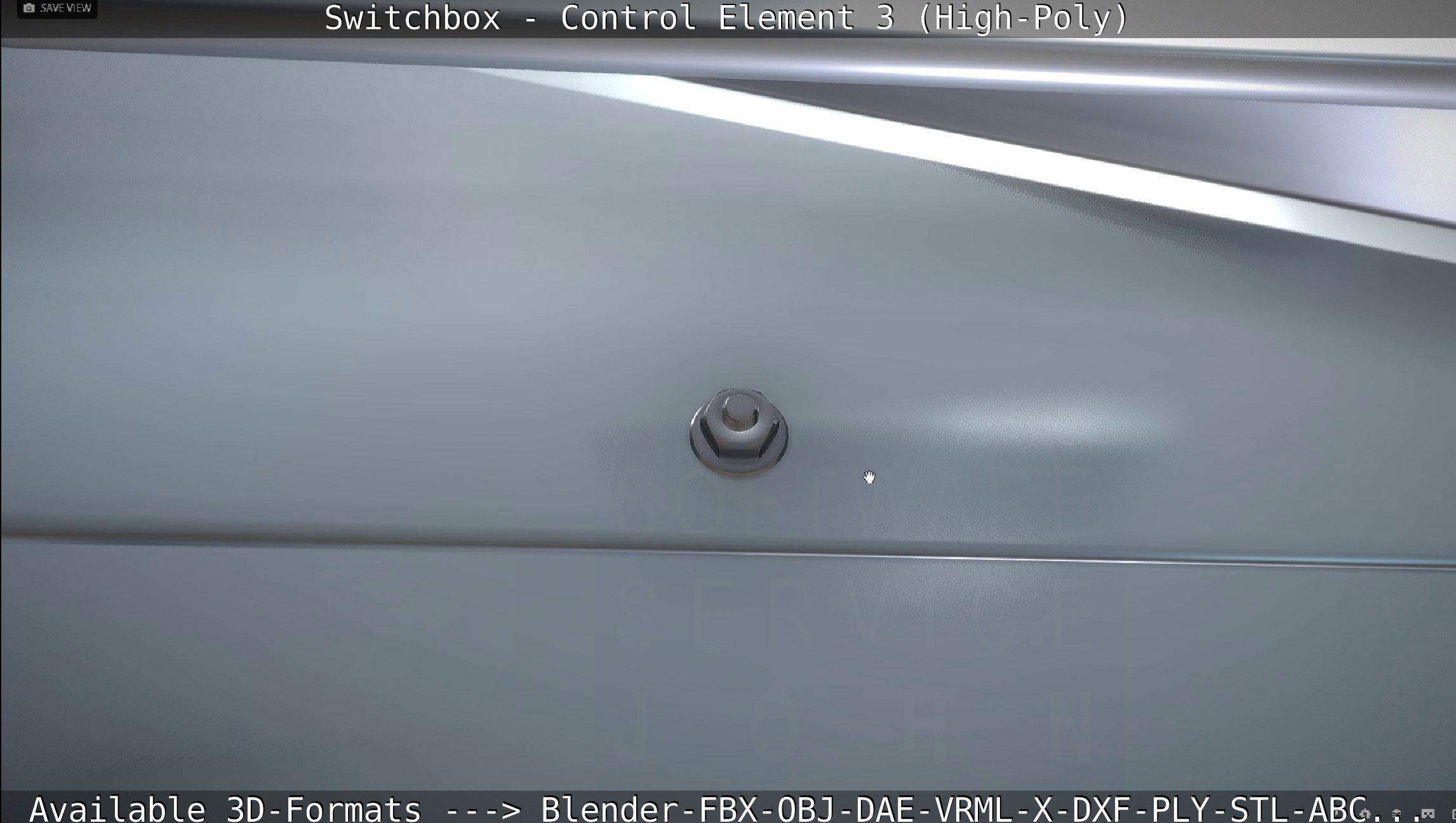 Switchbox - Control Element 3 - High-Poly 3D model_38