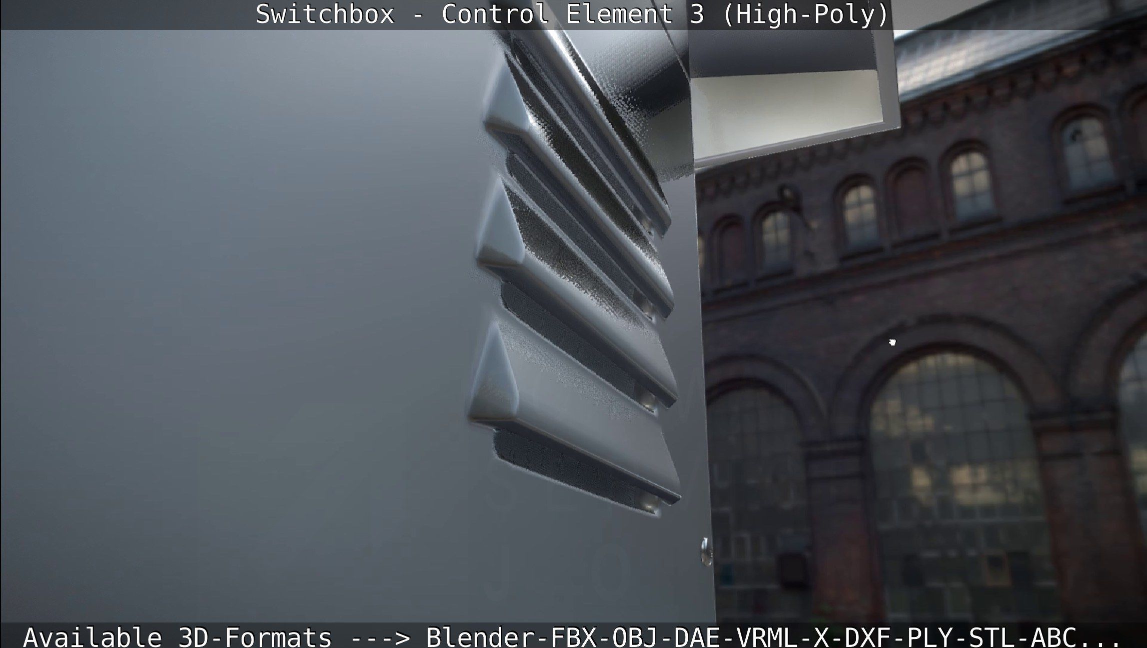 Switchbox - Control Element 3 - High-Poly 3D model_50