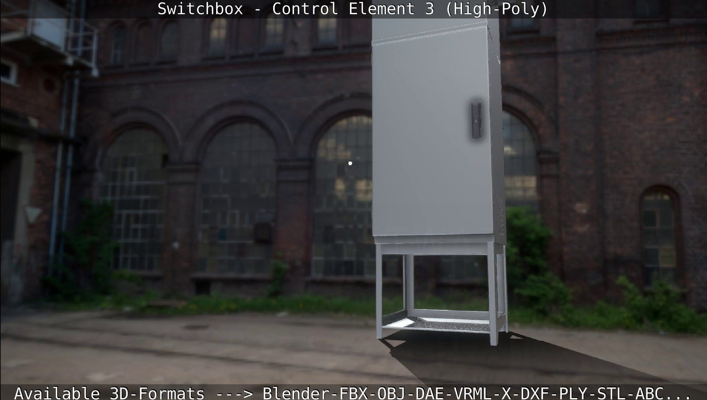 Switchbox - Control Element 3 - High-Poly 3D model_82