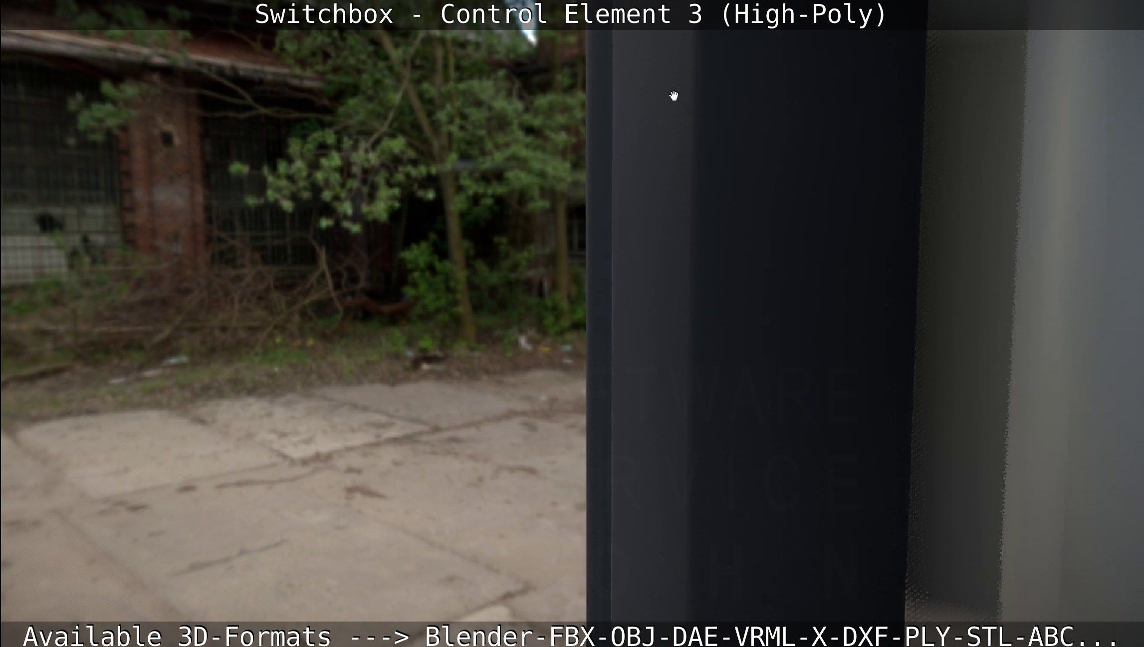 Switchbox - Control Element 3 - High-Poly 3D model_27