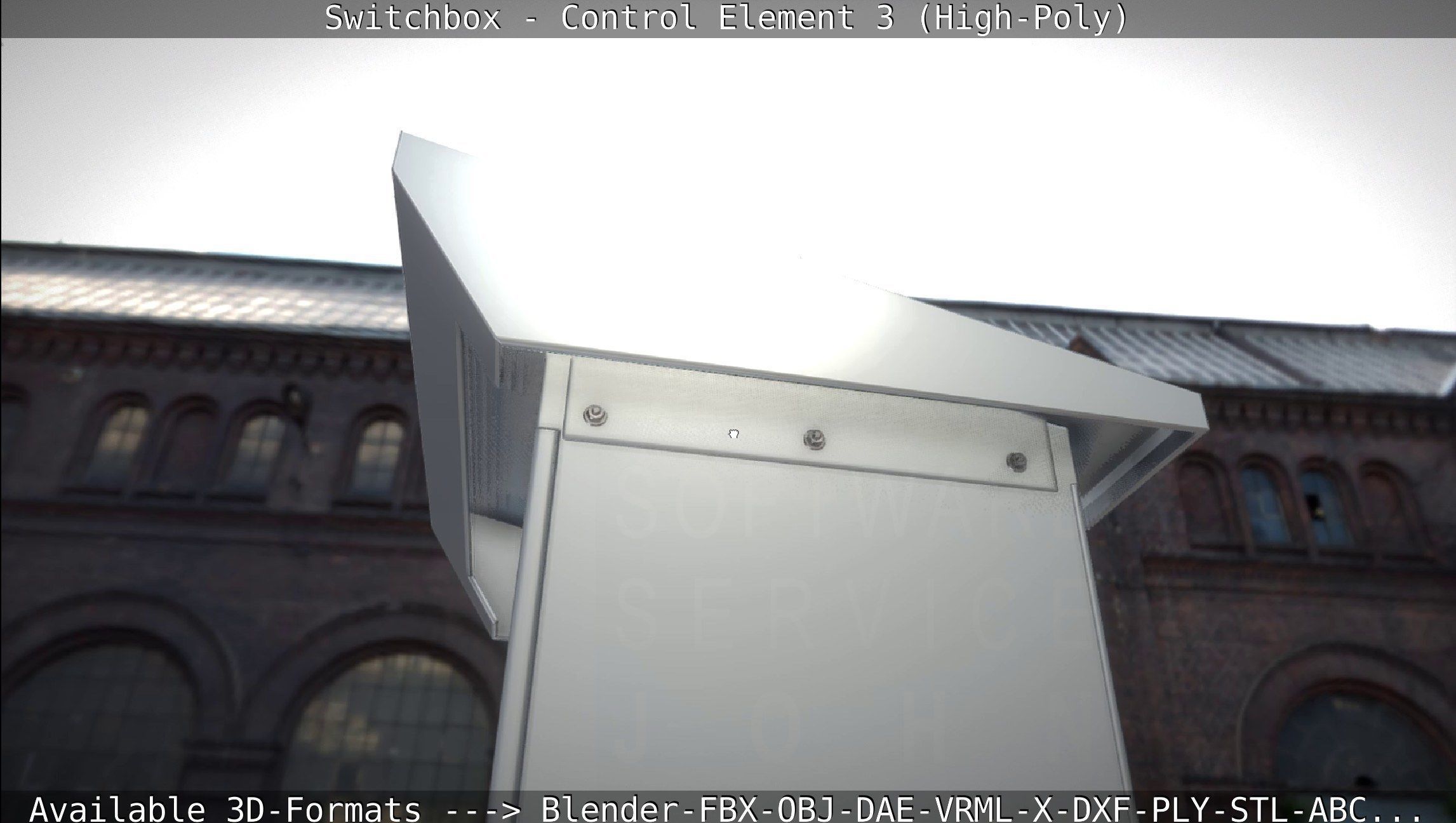 Switchbox - Control Element 3 - High-Poly 3D model_34