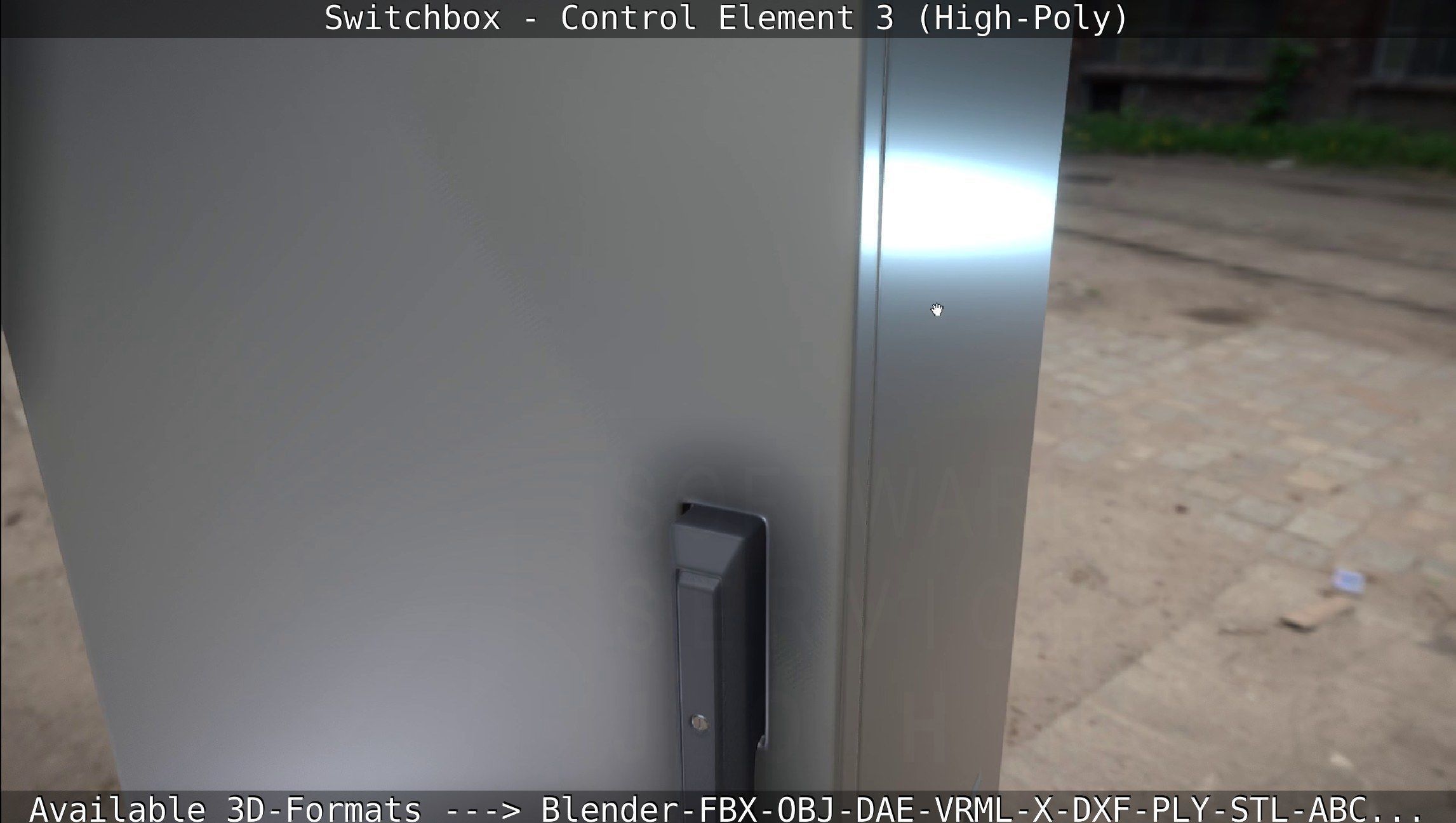 Switchbox - Control Element 3 - High-Poly 3D model_30