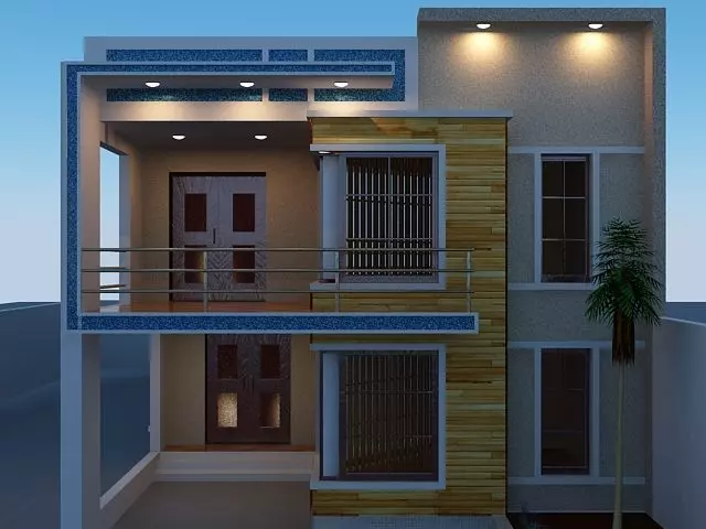 Compact Home Model 3D model_0