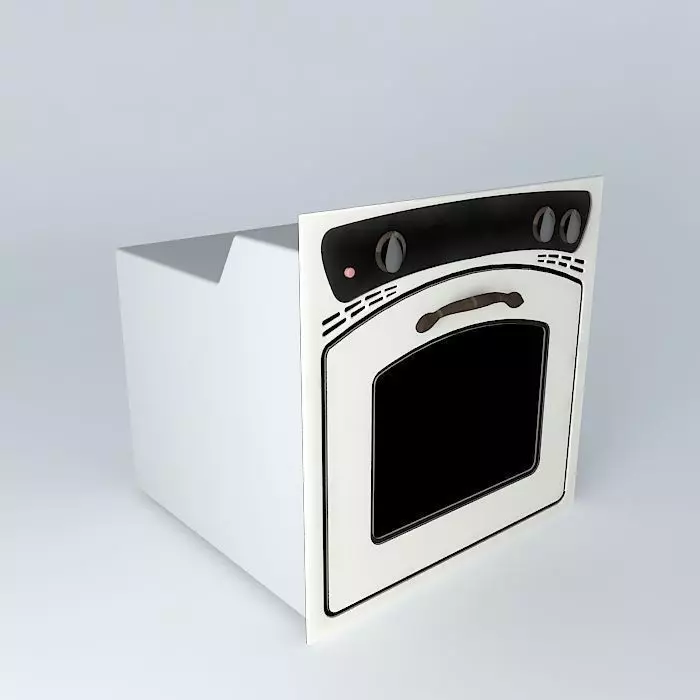 oven in box Free 3D model