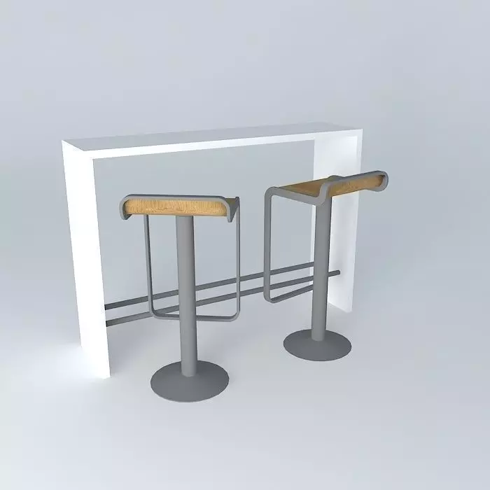 bar chair Free 3D model