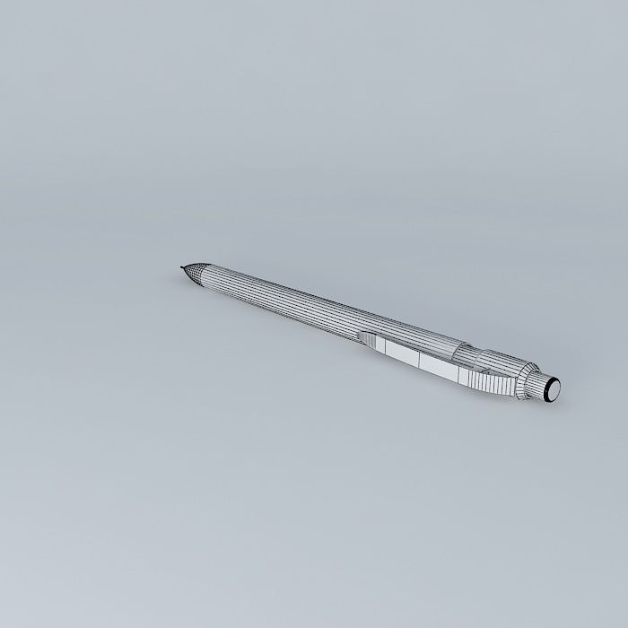 automatic pencil Free 3D model_4