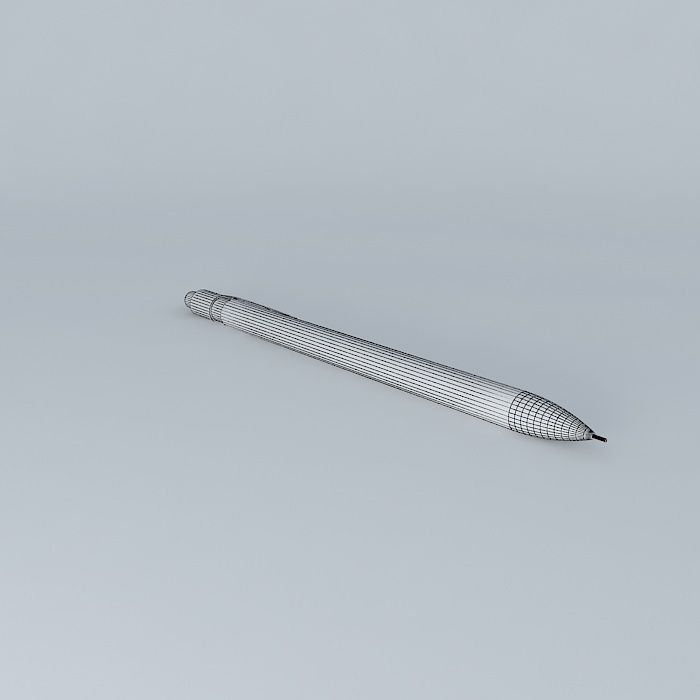 automatic pencil Free 3D model_3