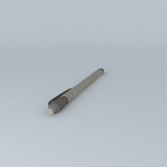 automatic pencil Free 3D model_1