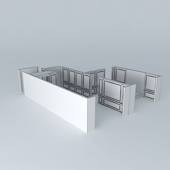 facing apartment Free 3D model_4