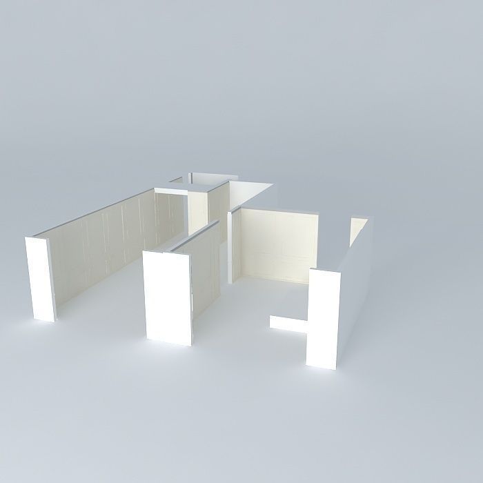 facing apartment Free 3D model_1