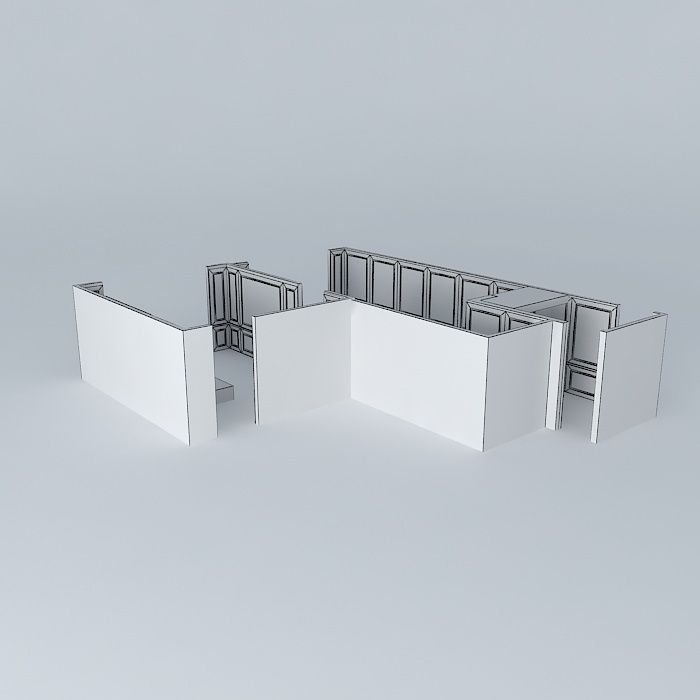 facing apartment Free 3D model_3