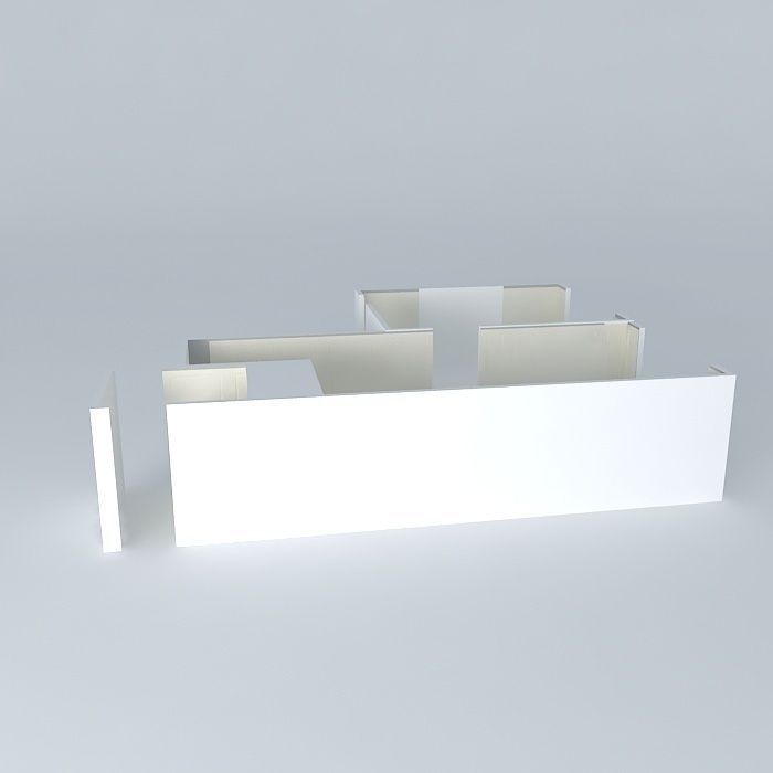 facing apartment Free 3D model_2