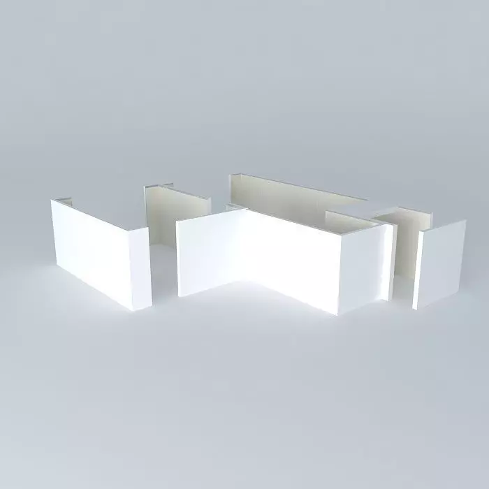 facing apartment Free 3D model_0