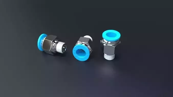 ITM Push Fit Fitting 12mm 1 4 inch BSP