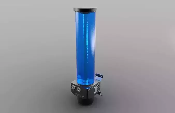 Aquacomputer D5 Water Cooling Pump with Aqualis Reservoir 3D model
