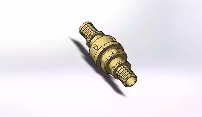 fitting assembly - PRESS Straight connector M  F 1-2 x 16