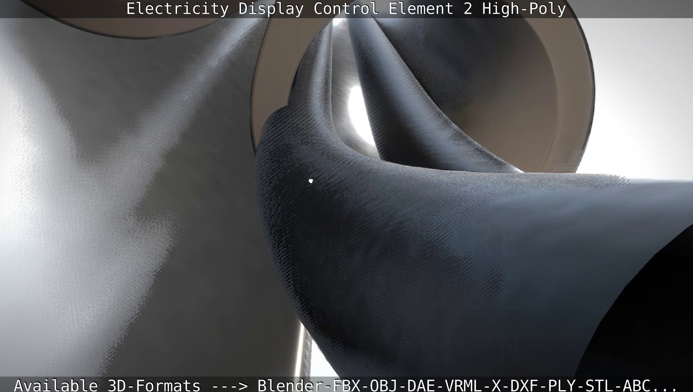 Electricity Display Control Element 2 High-Poly 3D model_111