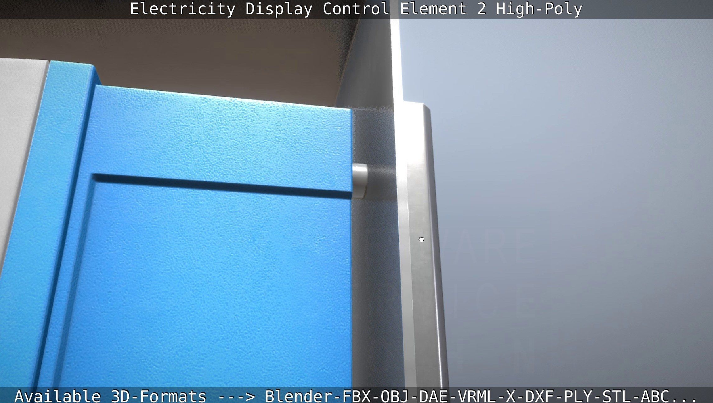 Electricity Display Control Element 2 High-Poly 3D model_30