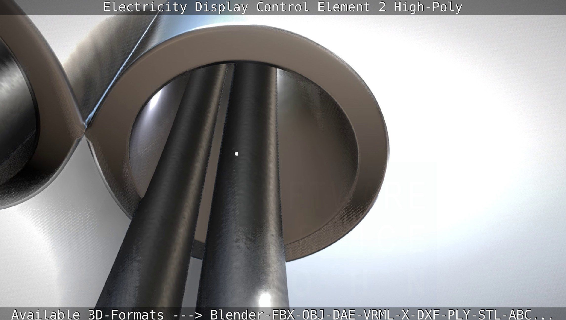 Electricity Display Control Element 2 High-Poly 3D model_109