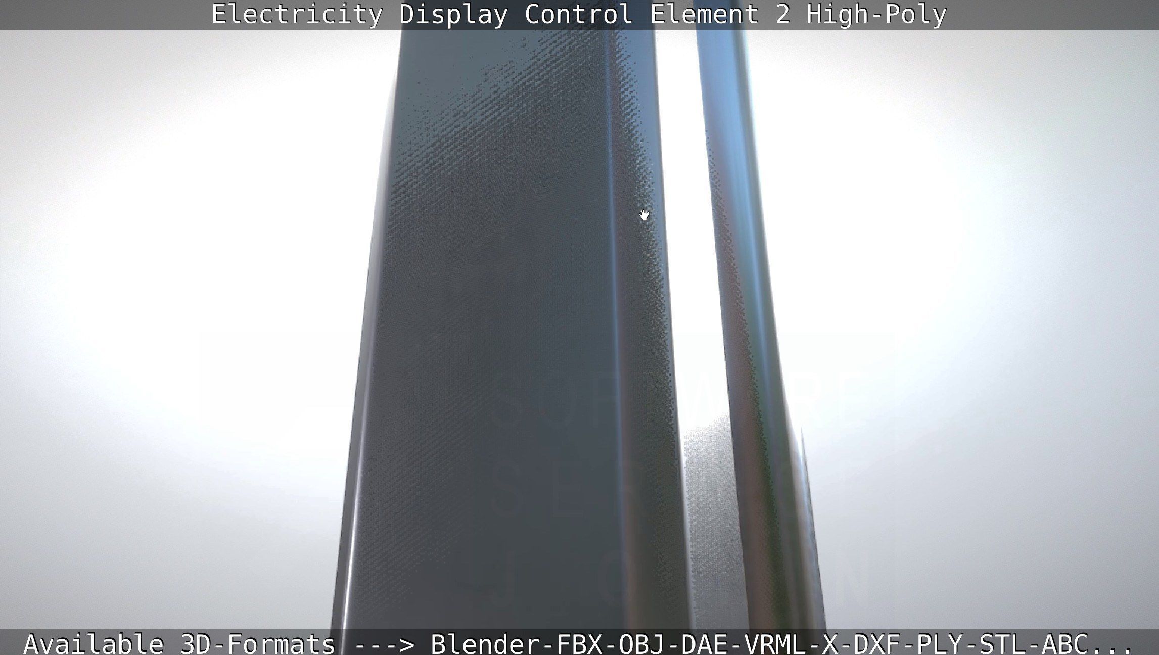 Electricity Display Control Element 2 High-Poly 3D model_87