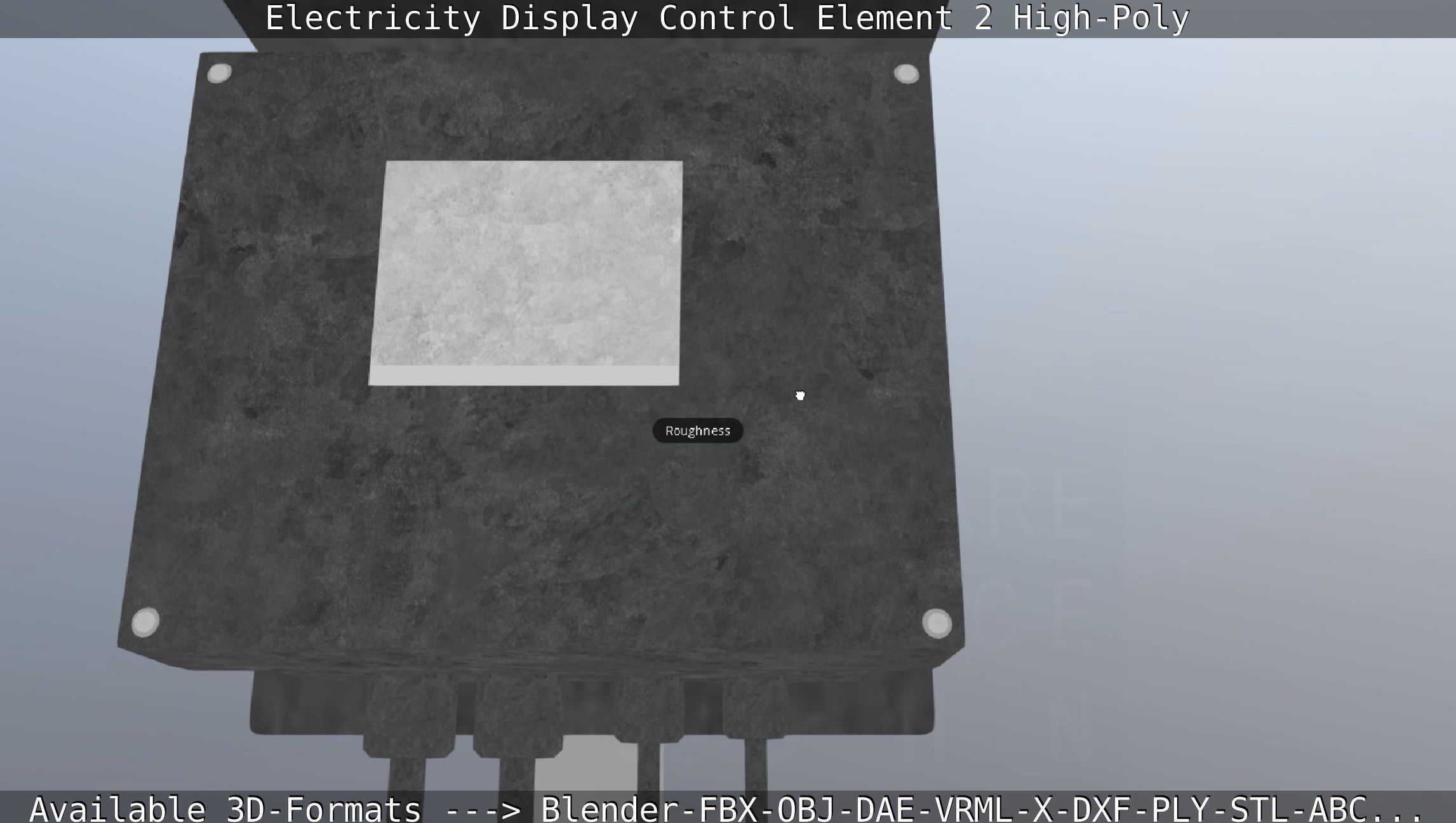Electricity Display Control Element 2 High-Poly 3D model_74