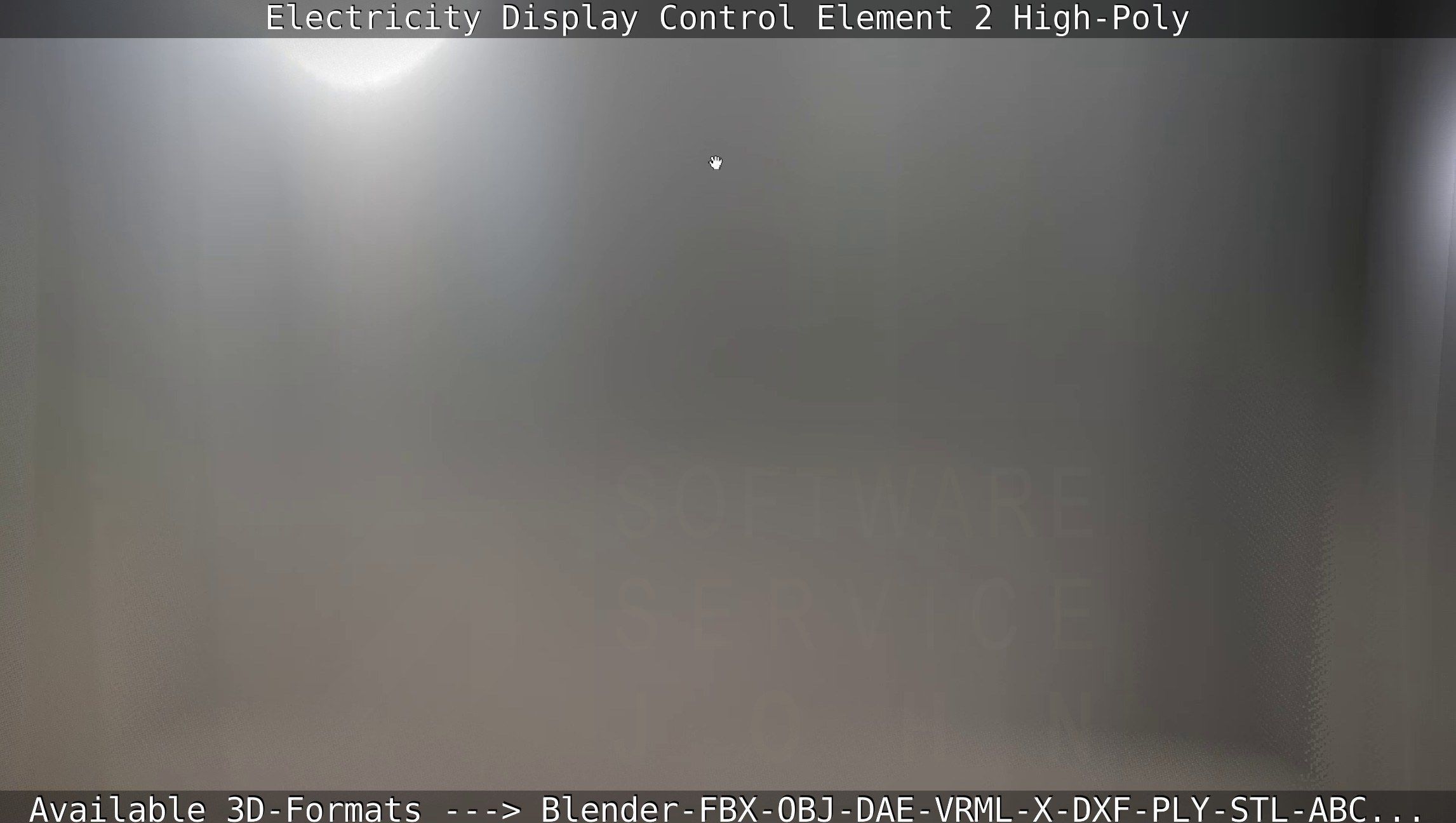 Electricity Display Control Element 2 High-Poly 3D model_98