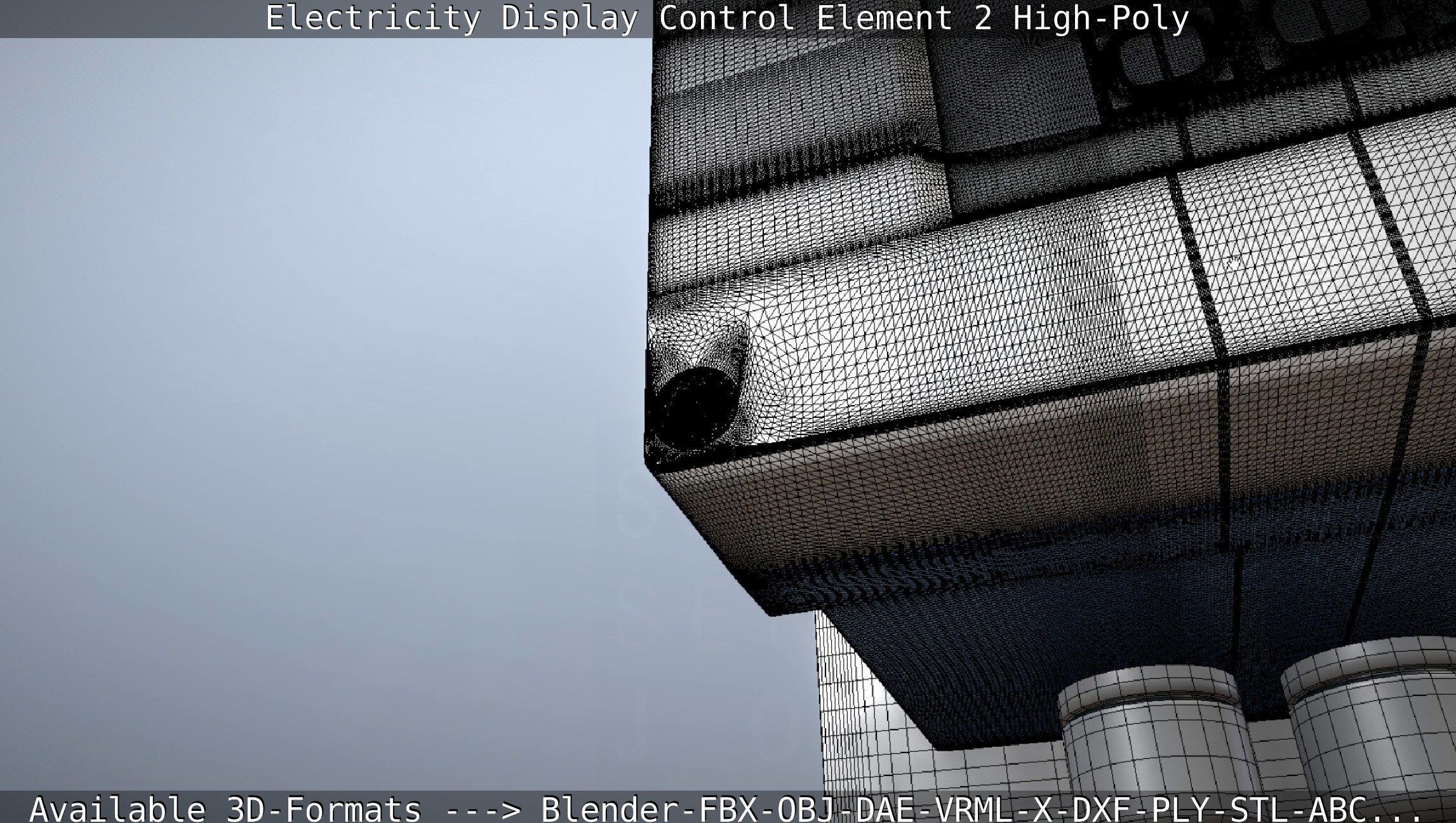 Electricity Display Control Element 2 High-Poly 3D model_61