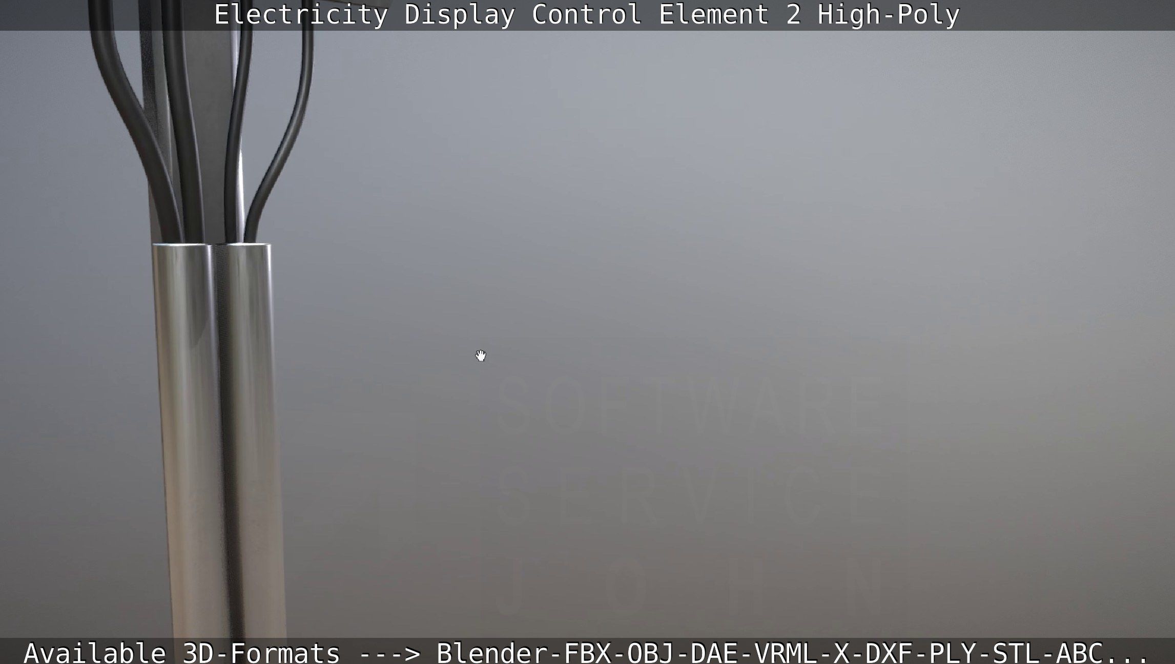 Electricity Display Control Element 2 High-Poly 3D model_88