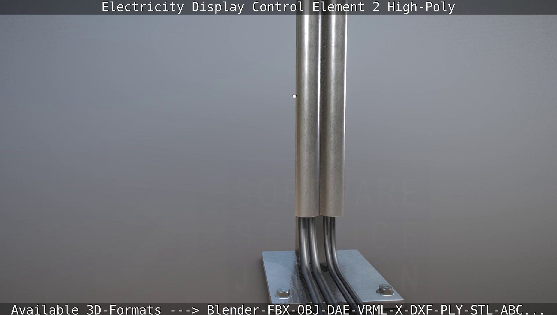 Electricity Display Control Element 2 High-Poly 3D model_102