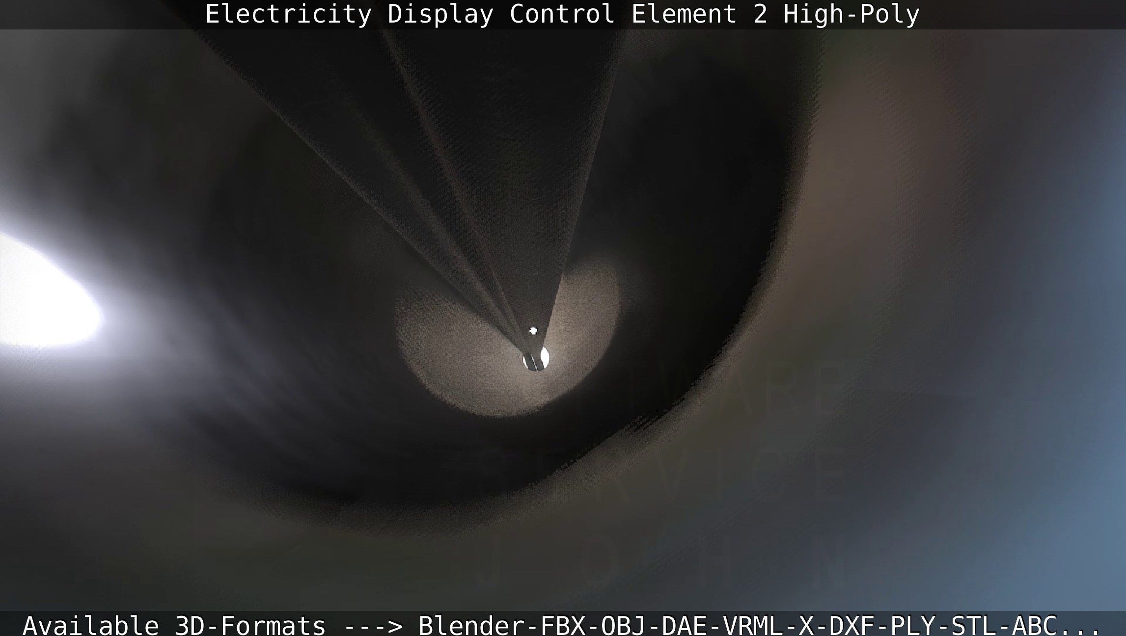 Electricity Display Control Element 2 High-Poly 3D model_97