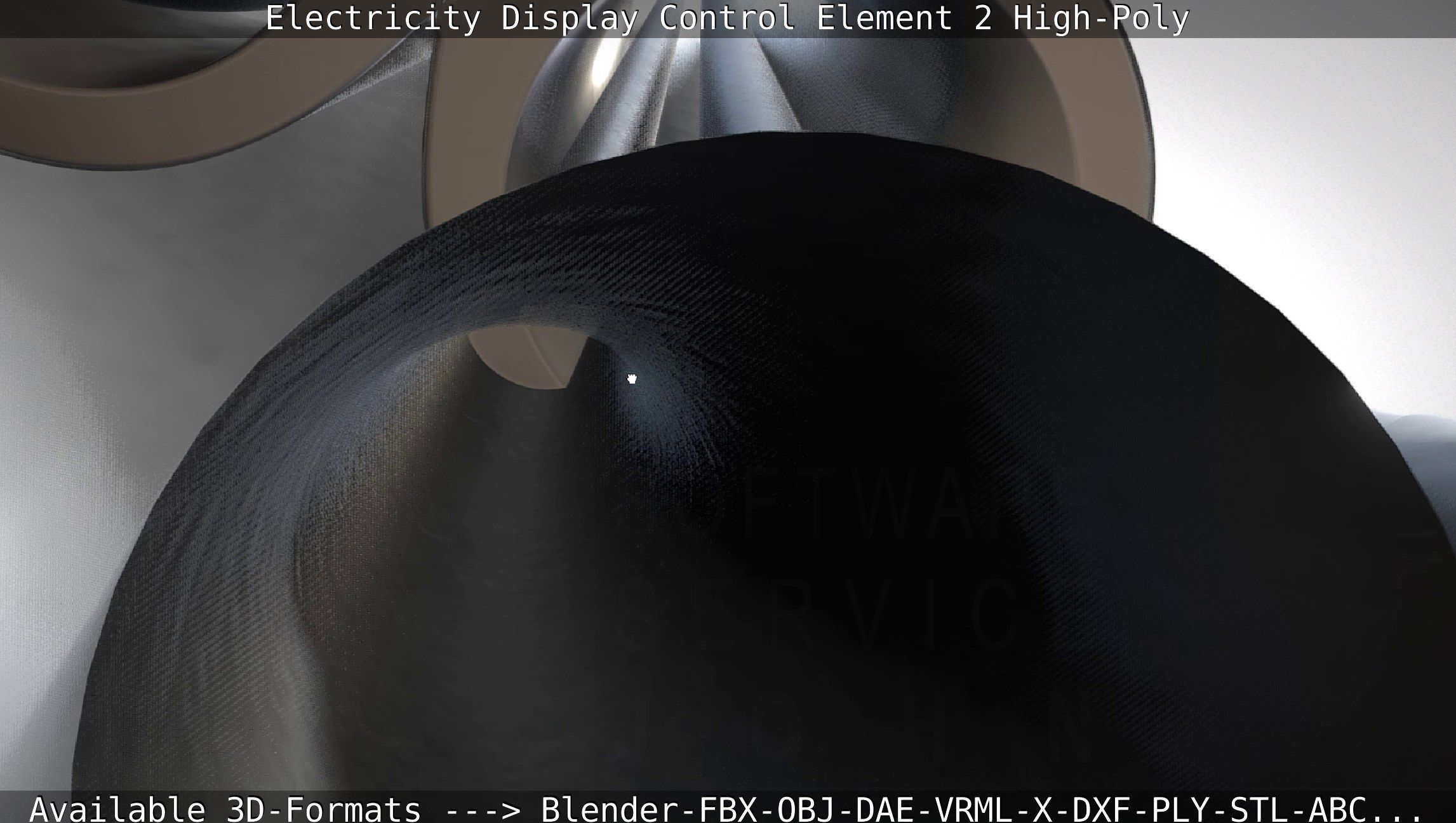 Electricity Display Control Element 2 High-Poly 3D model_110