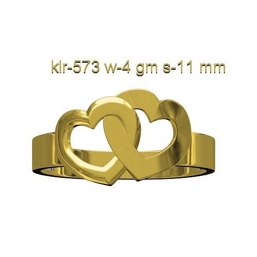 ladies ring Low-poly 3D model