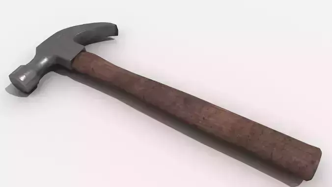 Survival Kit - Hammer  Free low-poly 3D model