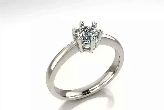 ring solitaire diamond engagement