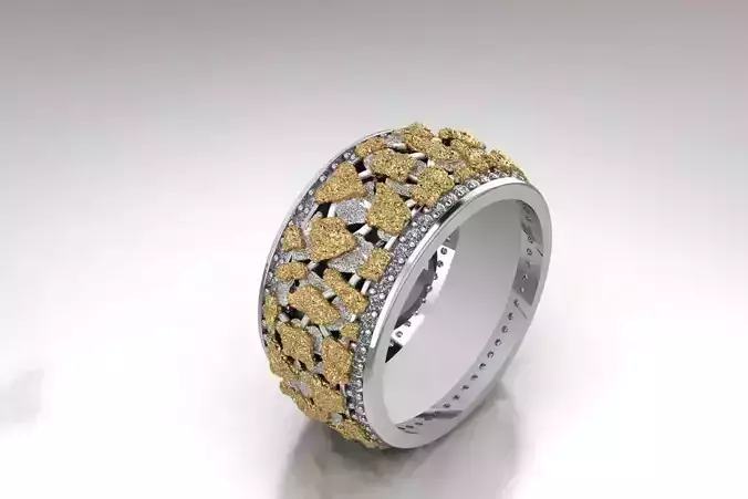 ring gold and diamond