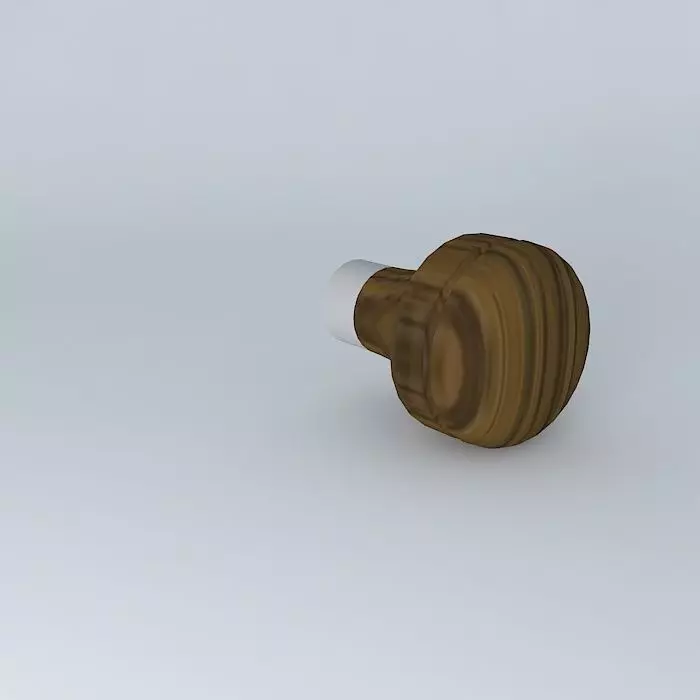handle wooden knob Free 3D model
