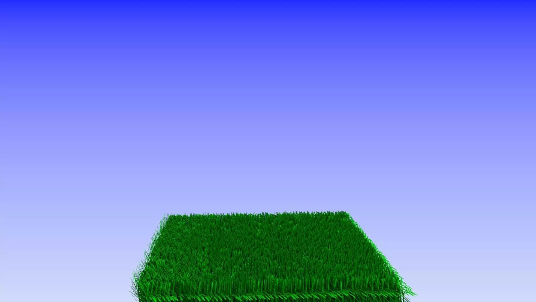 grass model with blender Free 3D model_0