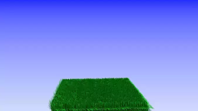 grass model with blender Free 3D model