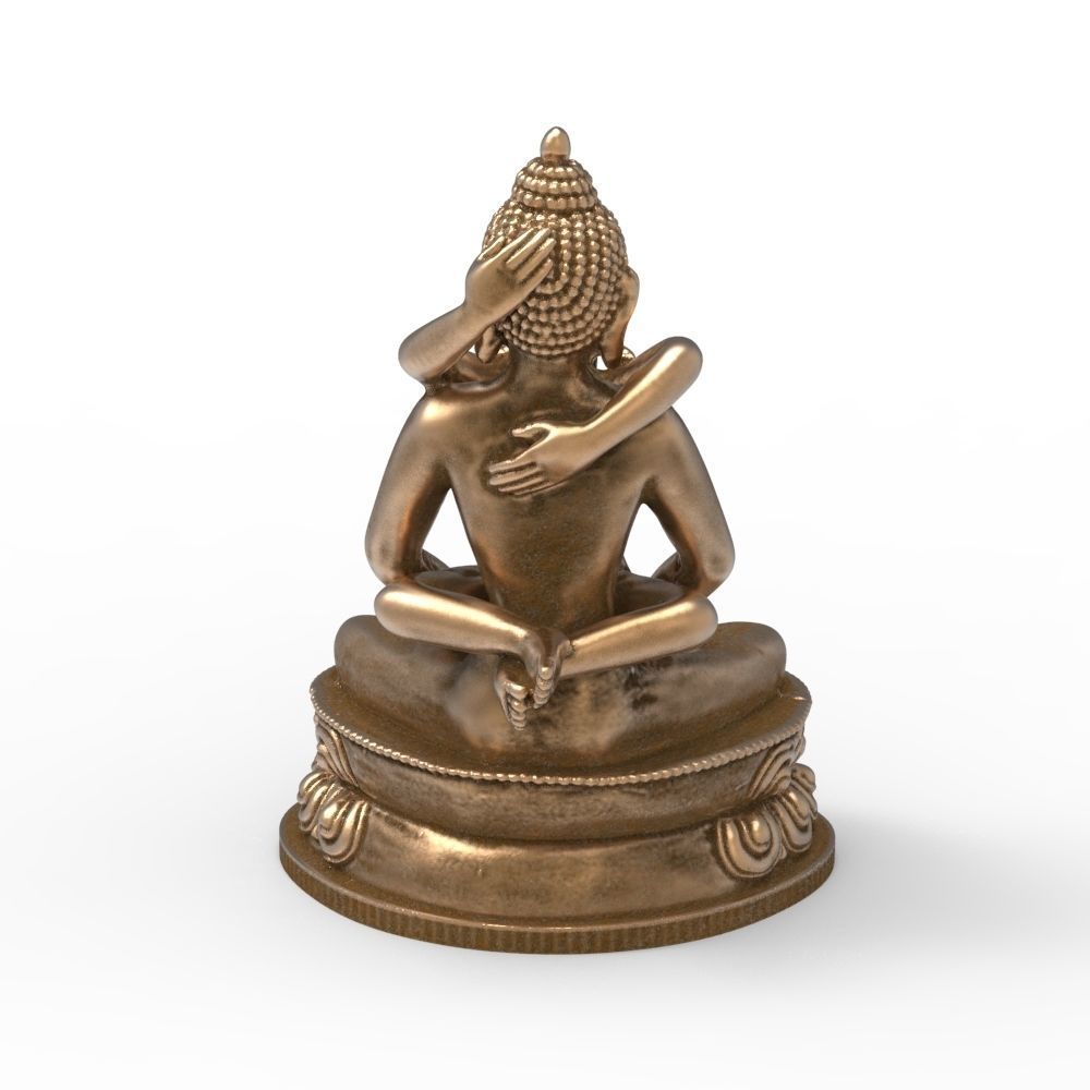 Buddha Samantabhadra 3D print model_6
